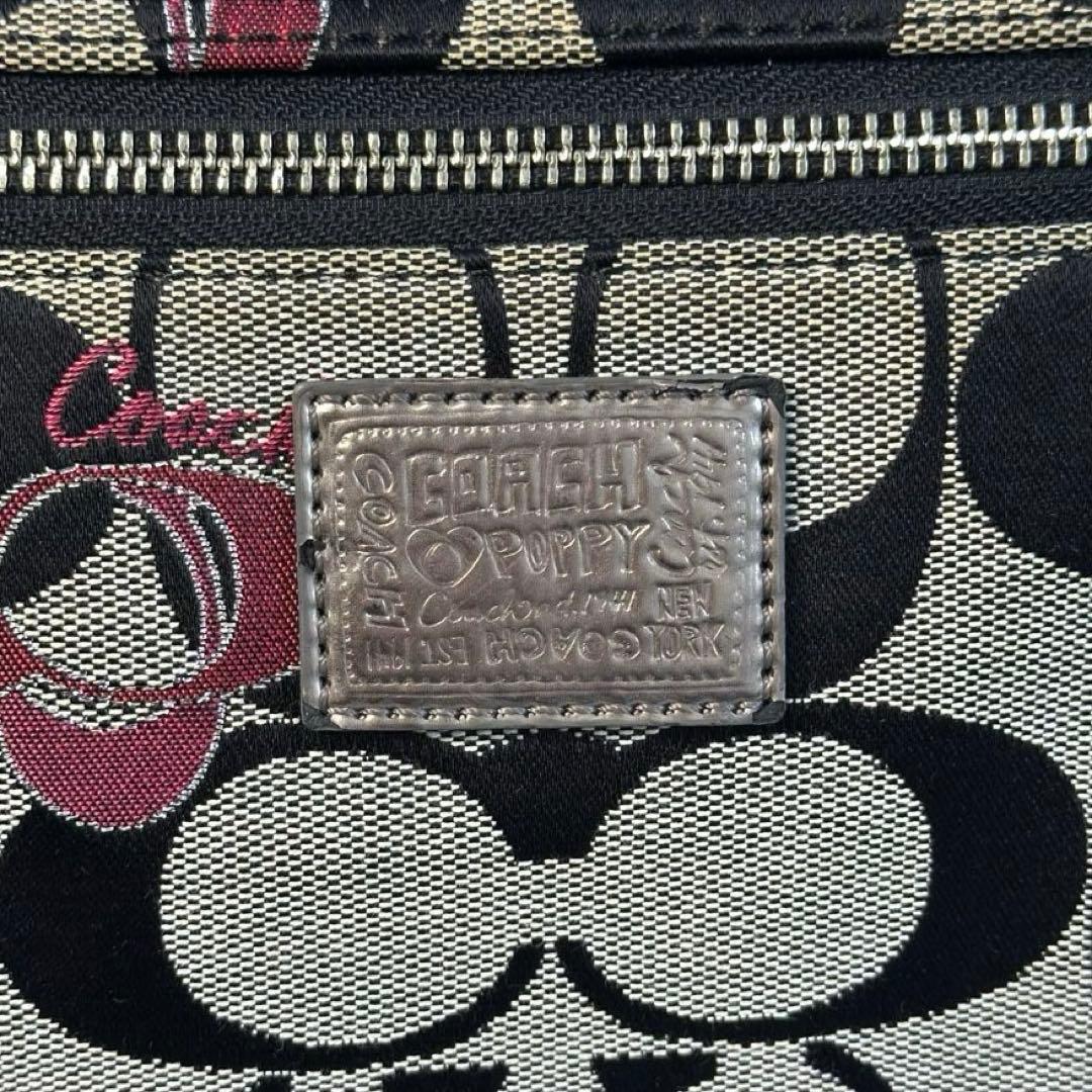 バッグ Y2K COACH Poppy Gram Signature Tote Bag