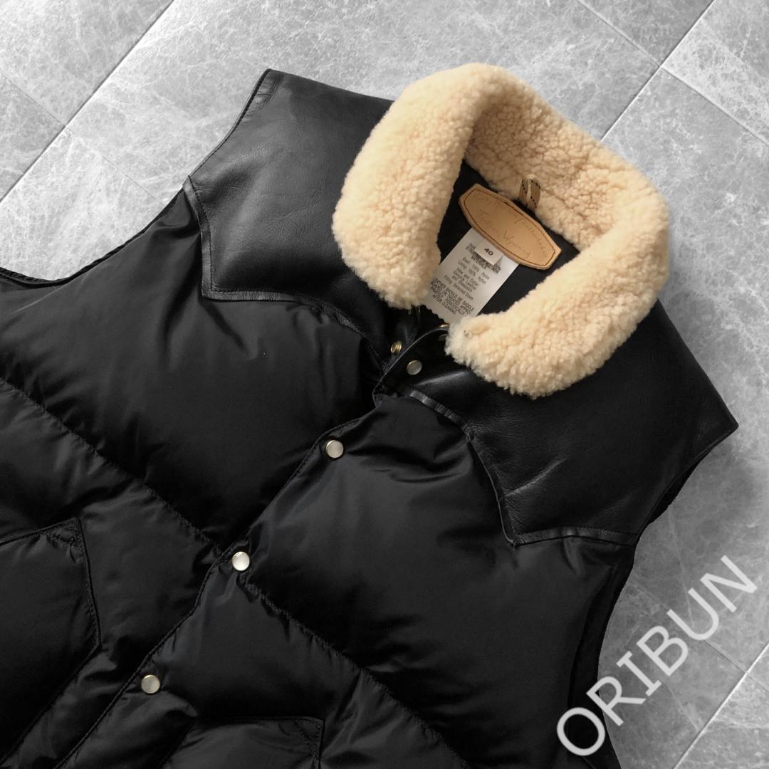 ROCKY MOUNTAIN Christy Vest ダウンベスト 襟ムートン