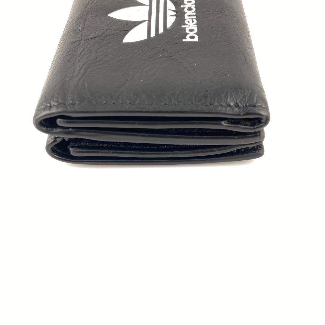 【美品】BALENCIAGA adidas アディダスコラボ レザー 財布