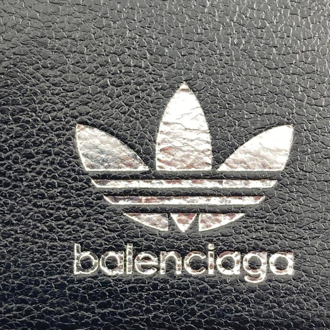 【美品】BALENCIAGA adidas アディダスコラボ レザー 財布