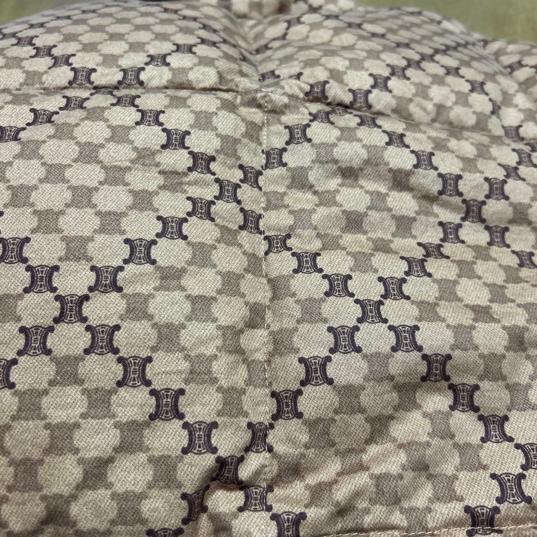 セリーヌ　CELINE マカダム柄 ダウンベスト 西川　日本製