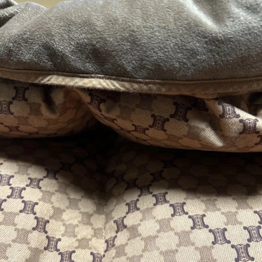 セリーヌ　CELINE マカダム柄 ダウンベスト 西川　日本製