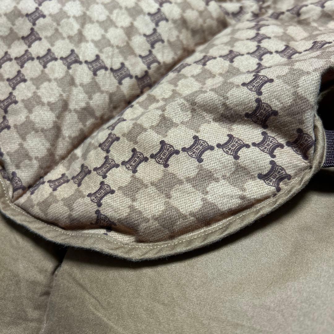 セリーヌ　CELINE マカダム柄 ダウンベスト 西川　日本製