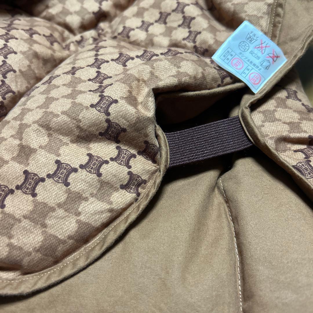 セリーヌ　CELINE マカダム柄 ダウンベスト 西川　日本製