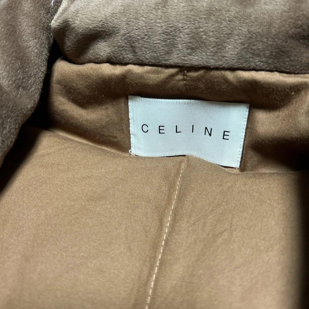 セリーヌ　CELINE マカダム柄 ダウンベスト 西川　日本製