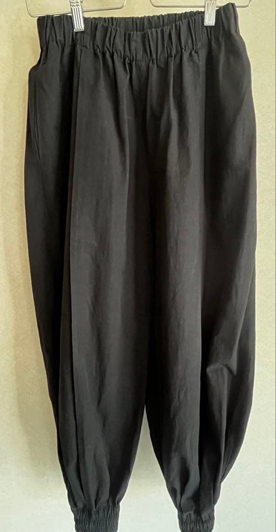 LOHEN ハイカウントバルーンパンツ 36 ブラック