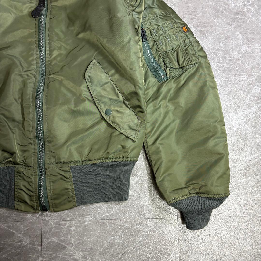 ALPHA USA製　MA-1 フライトジャケット　短丈　y2k