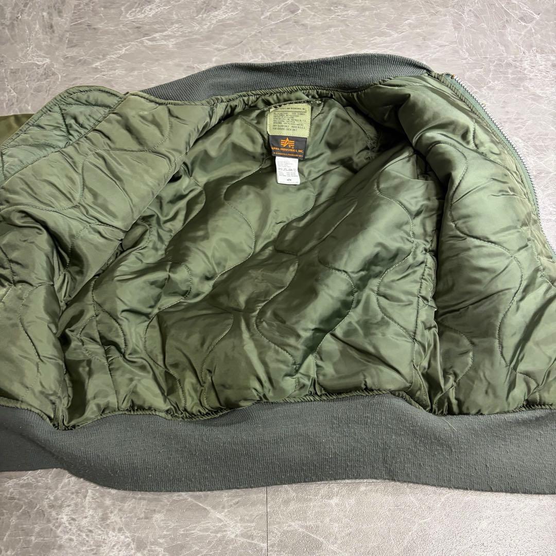 ALPHA USA製　MA-1 フライトジャケット　短丈　y2k