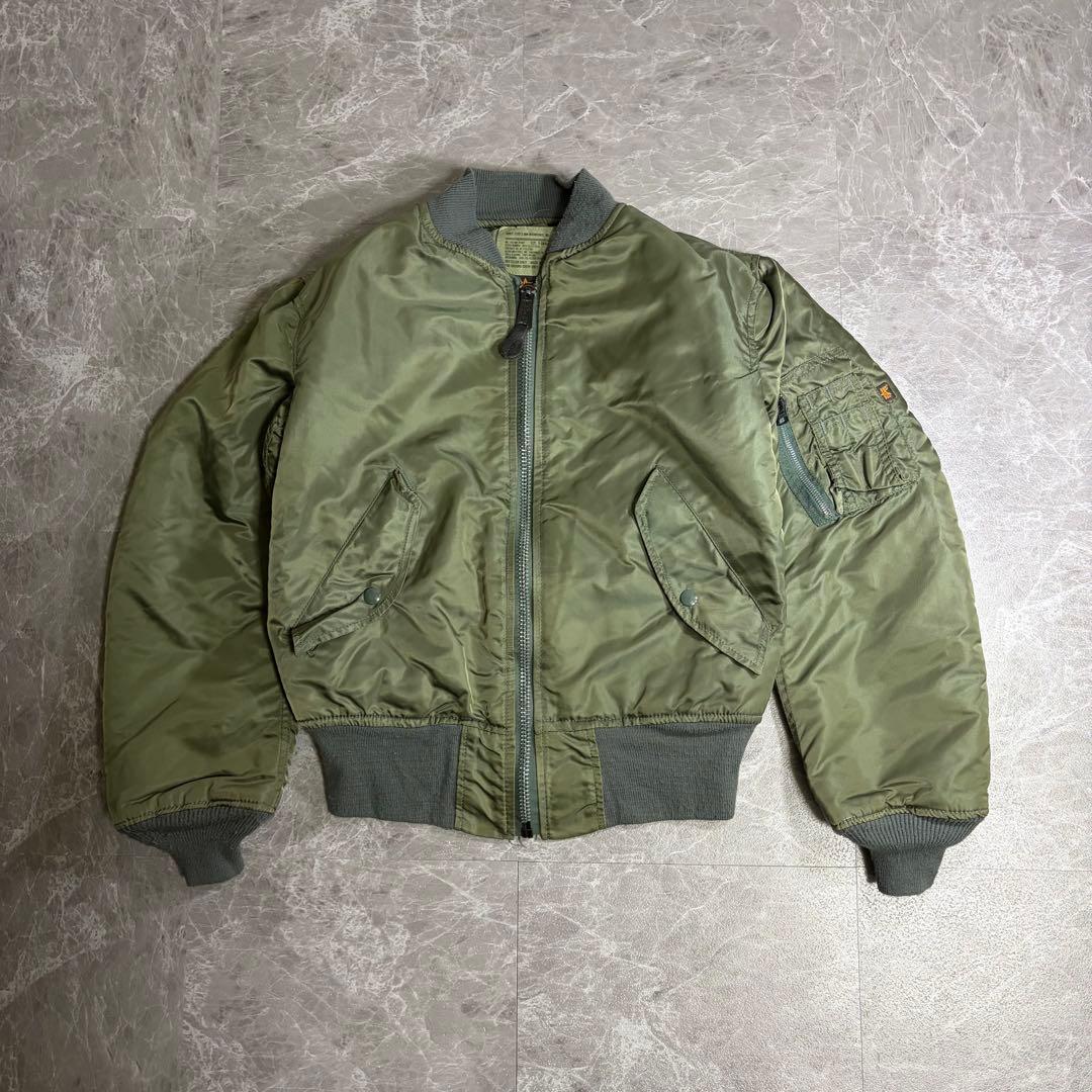 ALPHA USA製　MA-1 フライトジャケット　短丈　y2k