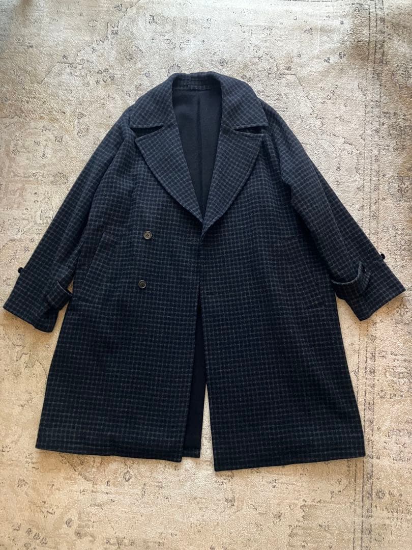 marka マーカ　トレンチコート　フォークランドウールツイード　サイズ1