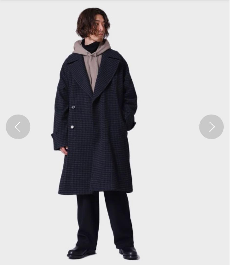 marka マーカ　トレンチコート　フォークランドウールツイード　サイズ1