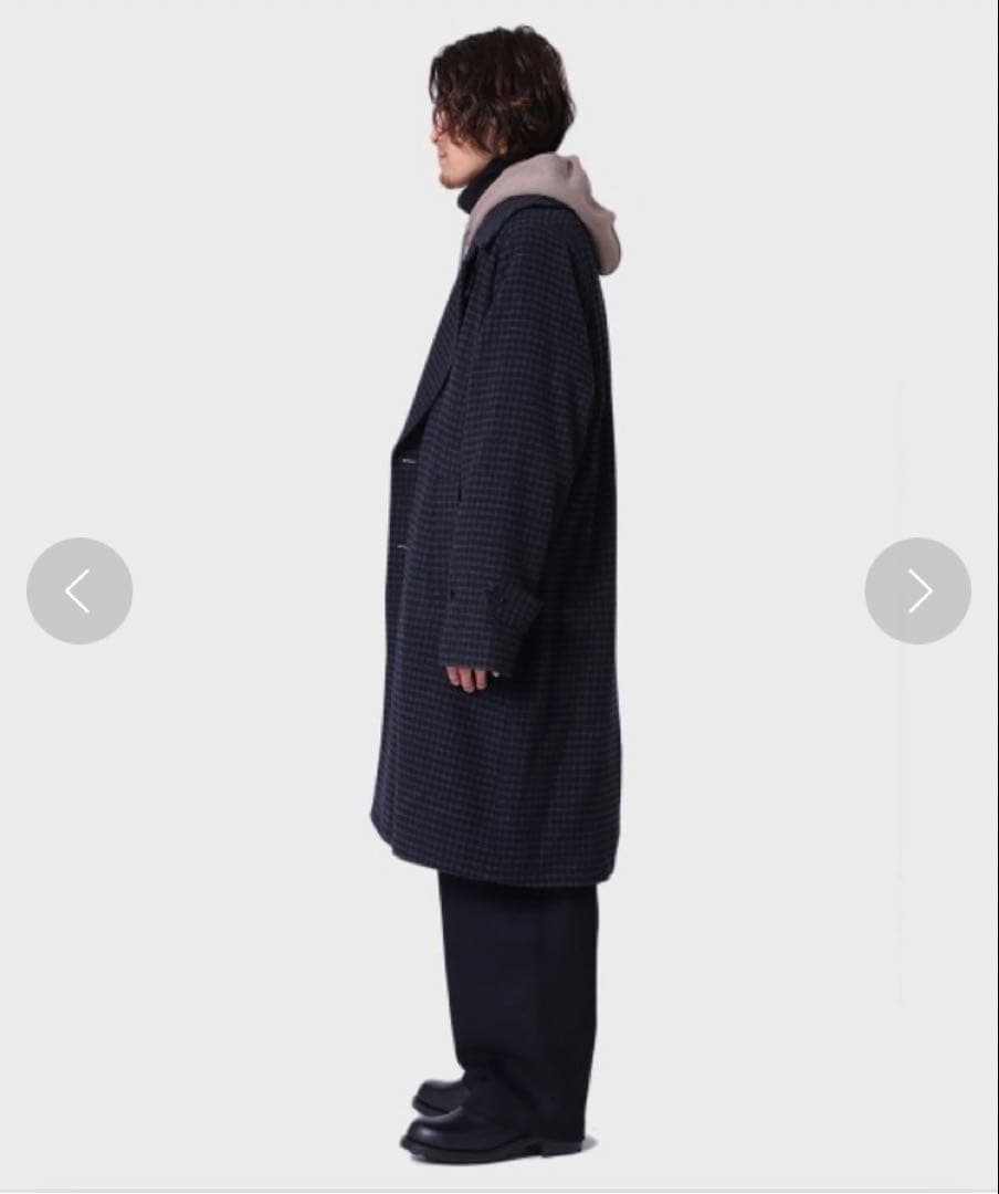 marka マーカ　トレンチコート　フォークランドウールツイード　サイズ1