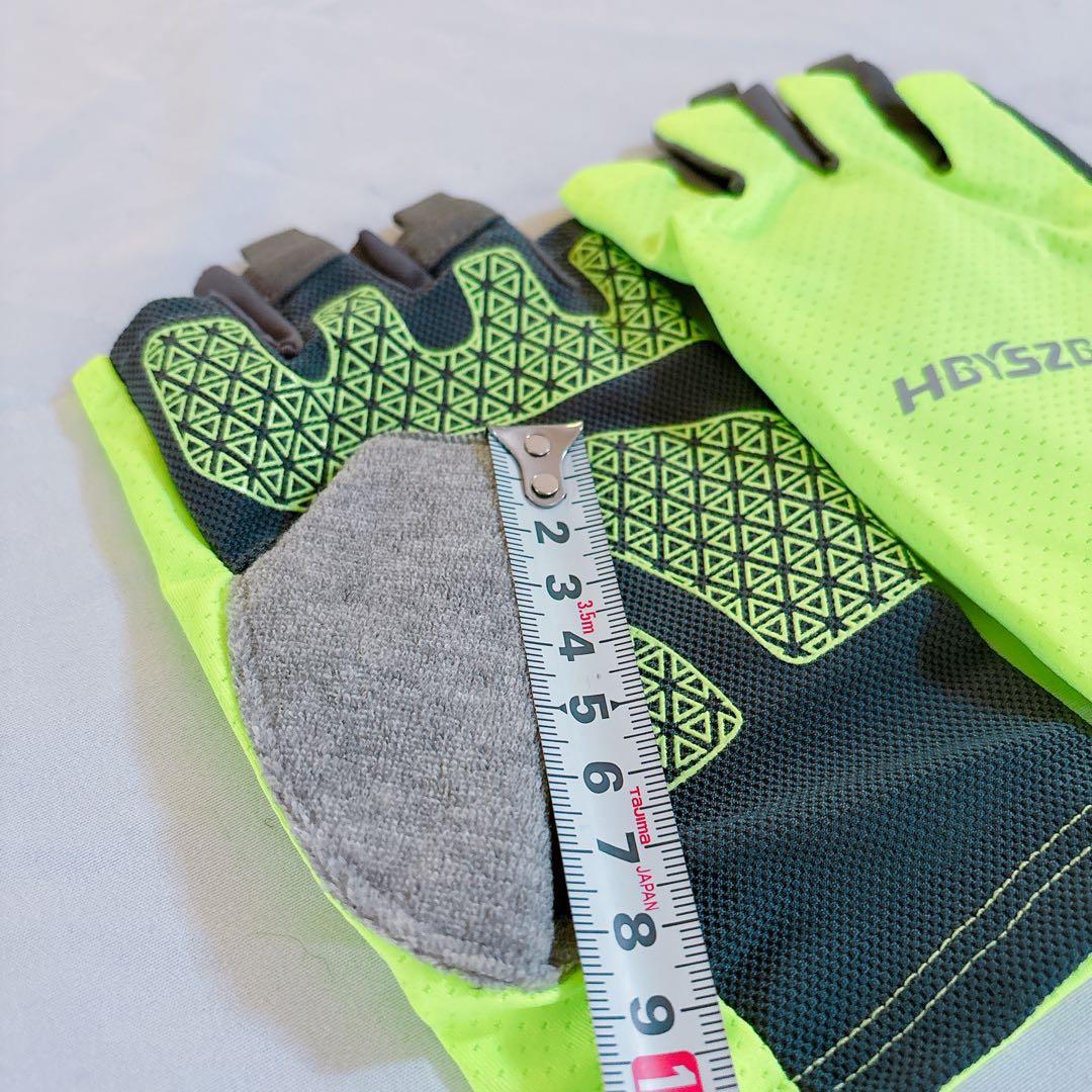 ☆XLサイズ 夏用 アイスシルク ハーフフィンガー 薄型 通気性 速乾性