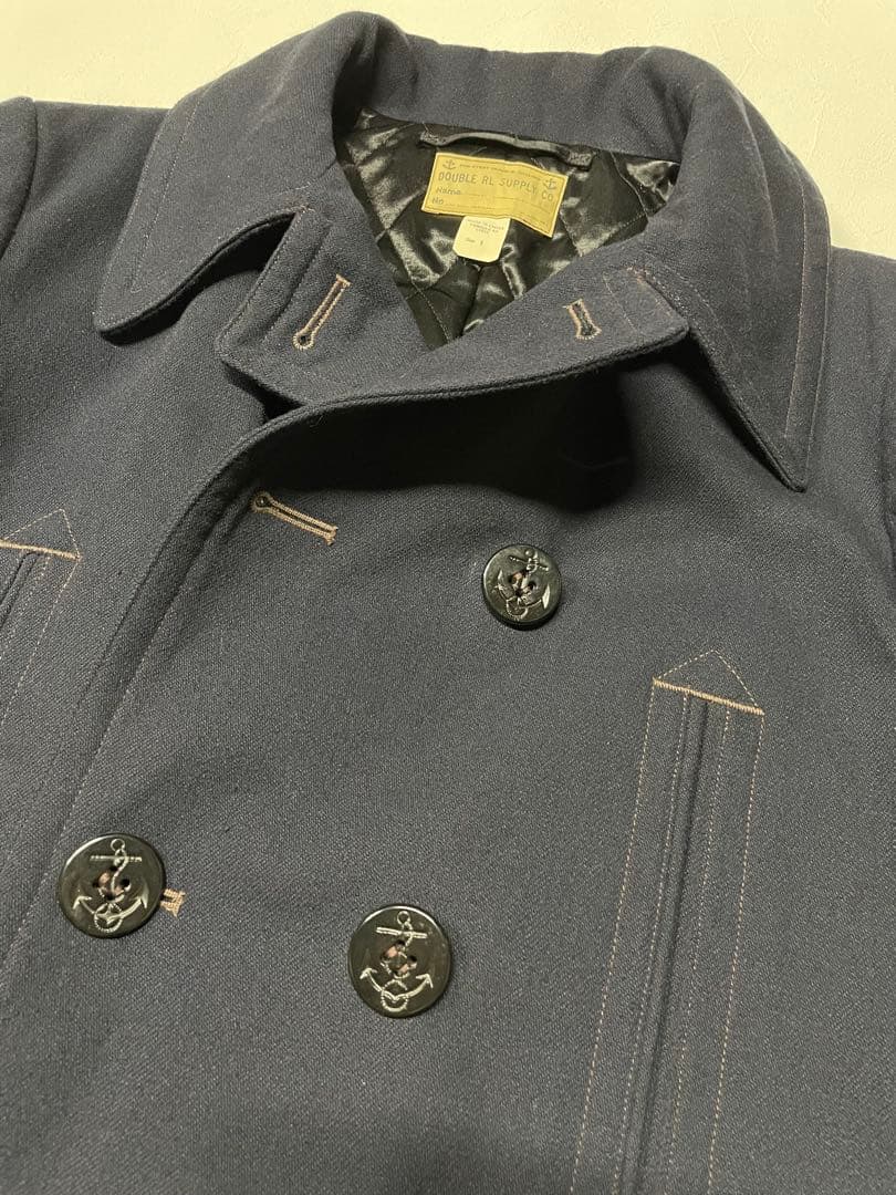 ★RRLダブルアールエル★ピーコート★インディゴネイビー★ミリタリー★ジャケット