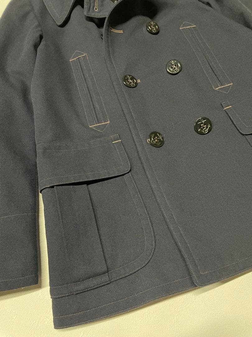 ★RRLダブルアールエル★ピーコート★インディゴネイビー★ミリタリー★ジャケット