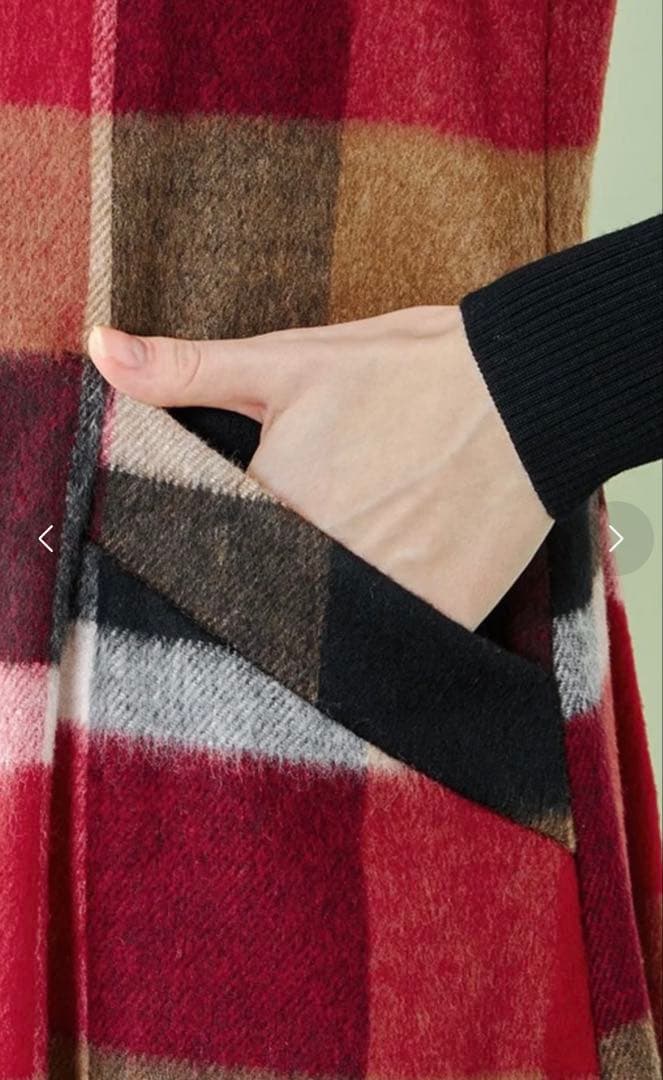 BLUE LABEL CRESTBRIDGE チェックブライトジャンパードレス