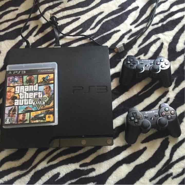 PS3 本体 コントローラ付き グラセフ付き HDMI付き