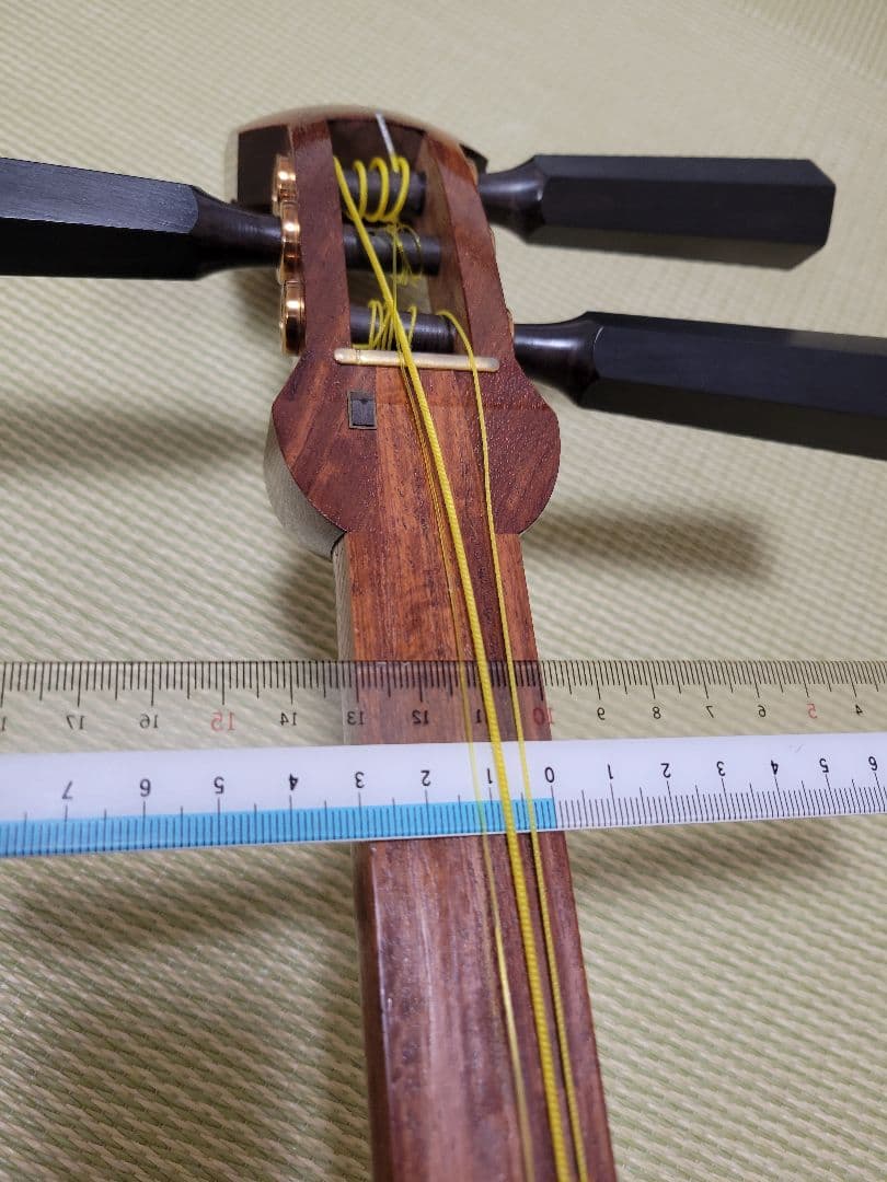 津軽三味線太棹、桐芯ケースのセット(浅井 すぐ弾けます)