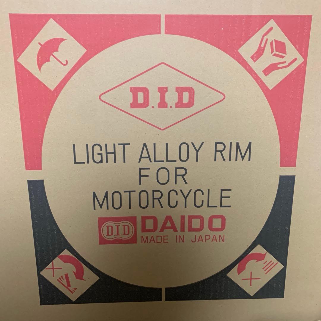 D.I.D ポリッシュ E型 アルミリム 2.50-18 Z系 Z2 Z1 KZ