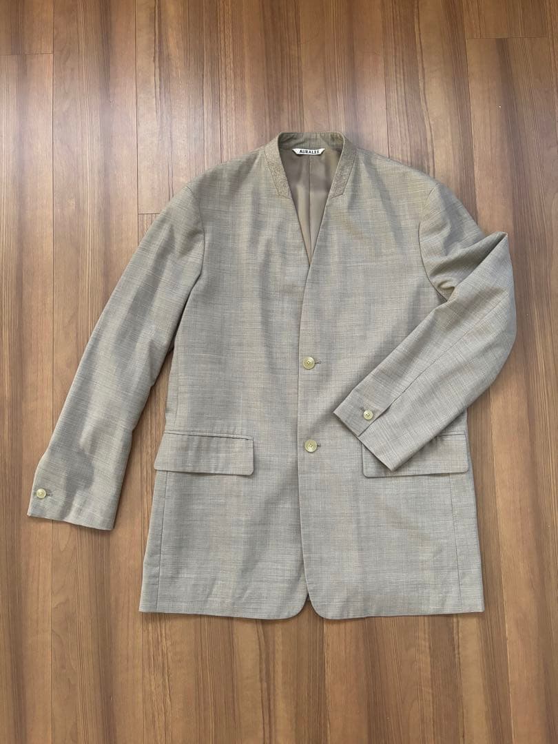 ジャケット・アウター AURALEE SUPER FINE TROPICAL WOOL JK