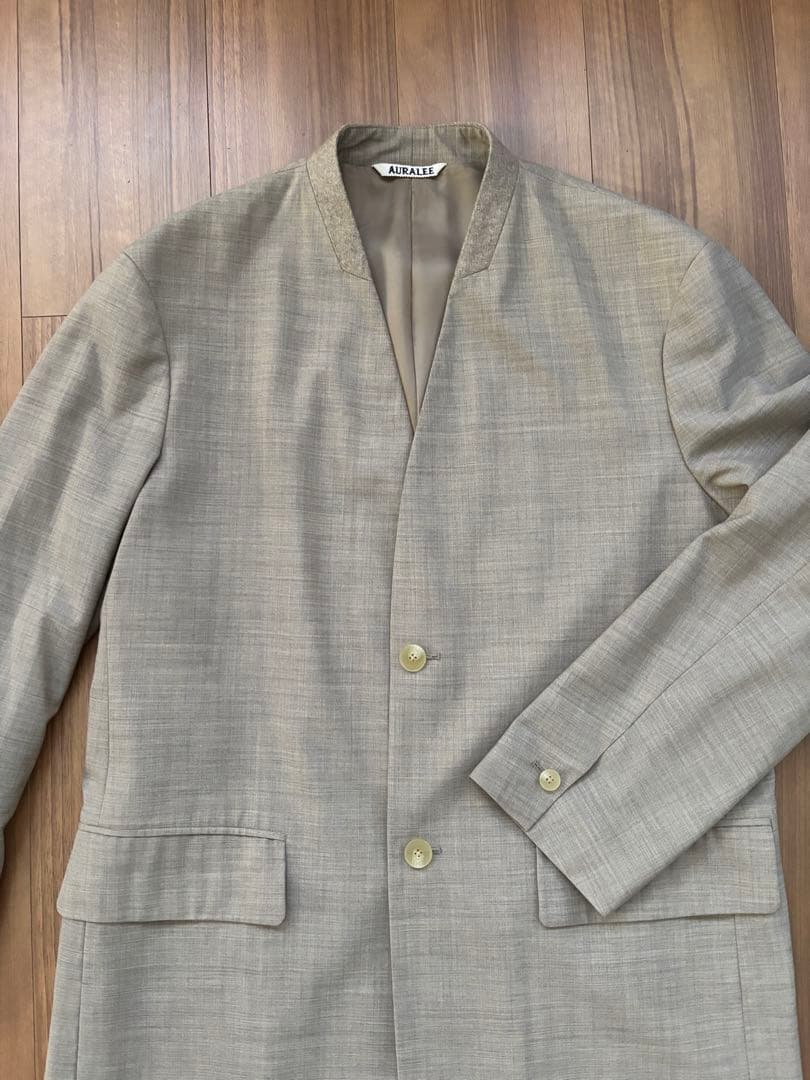 ジャケット・アウター AURALEE SUPER FINE TROPICAL WOOL JK