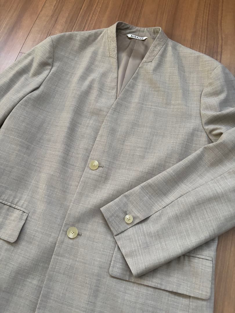 ジャケット・アウター AURALEE SUPER FINE TROPICAL WOOL JK