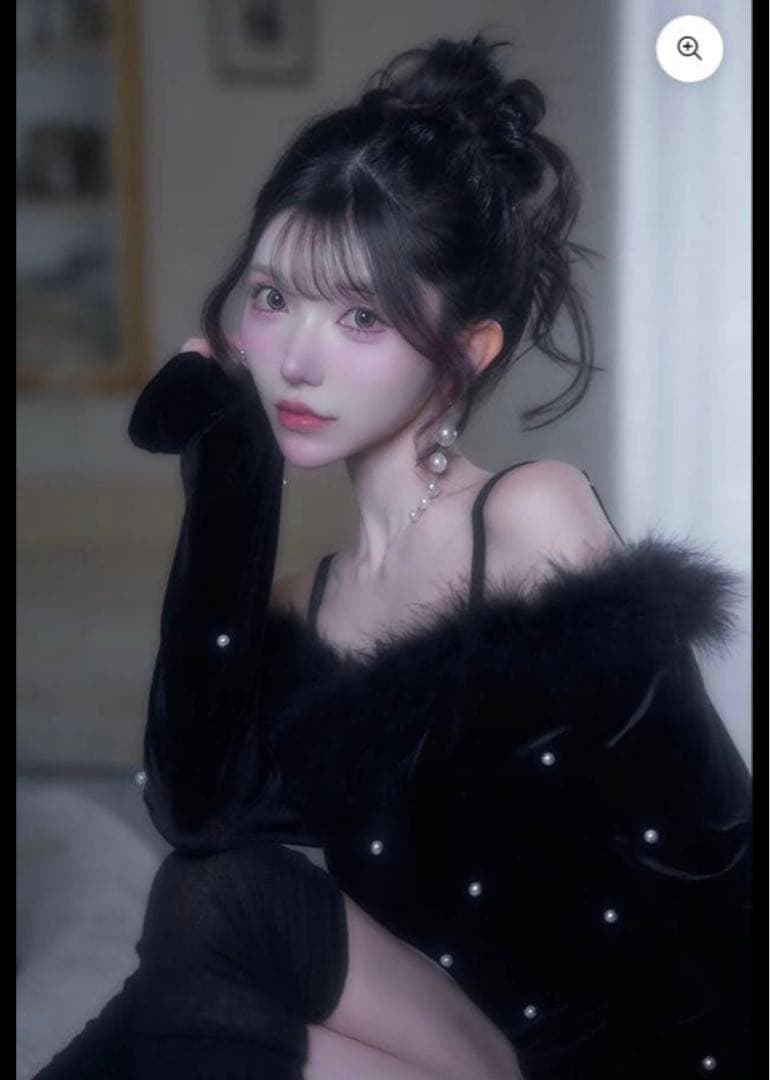 ベリアミミ BELEARMIMI デザインパールベロアコンビネゾン Sサイズ