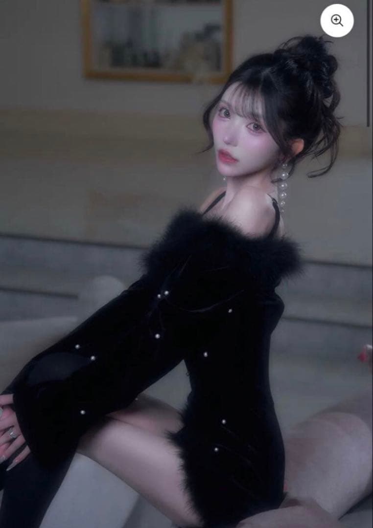 ベリアミミ BELEARMIMI デザインパールベロアコンビネゾン Sサイズ