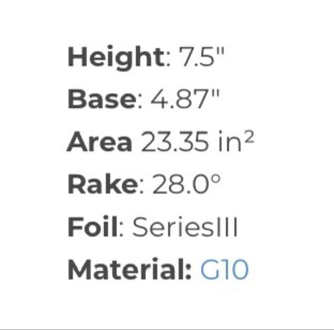 NVS アイパ　シングルフィン　7.5\"