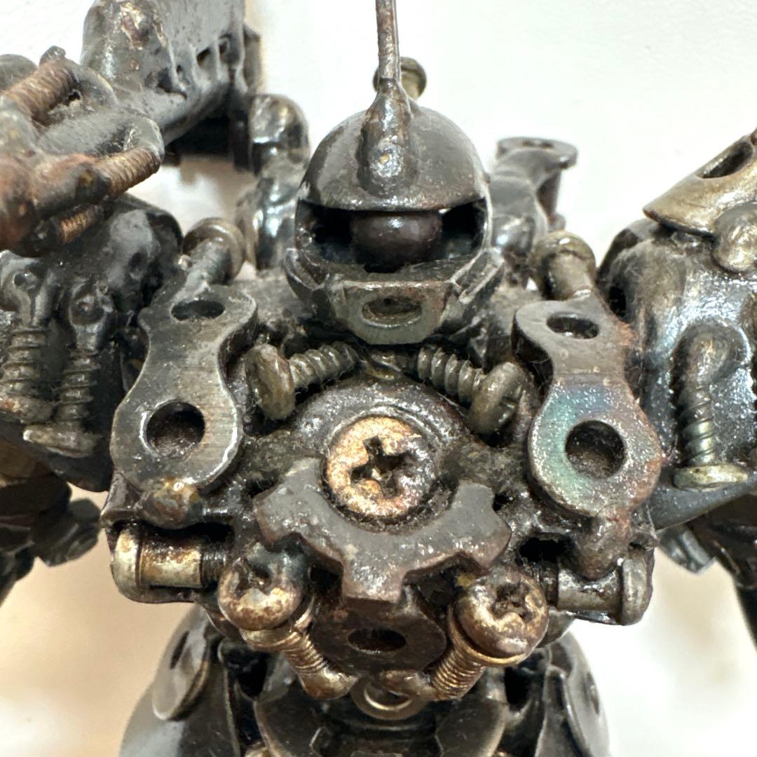 が*ん様 メタルアート　鉄屑アート　スクラップアート　グフカスタム風 フィギュア