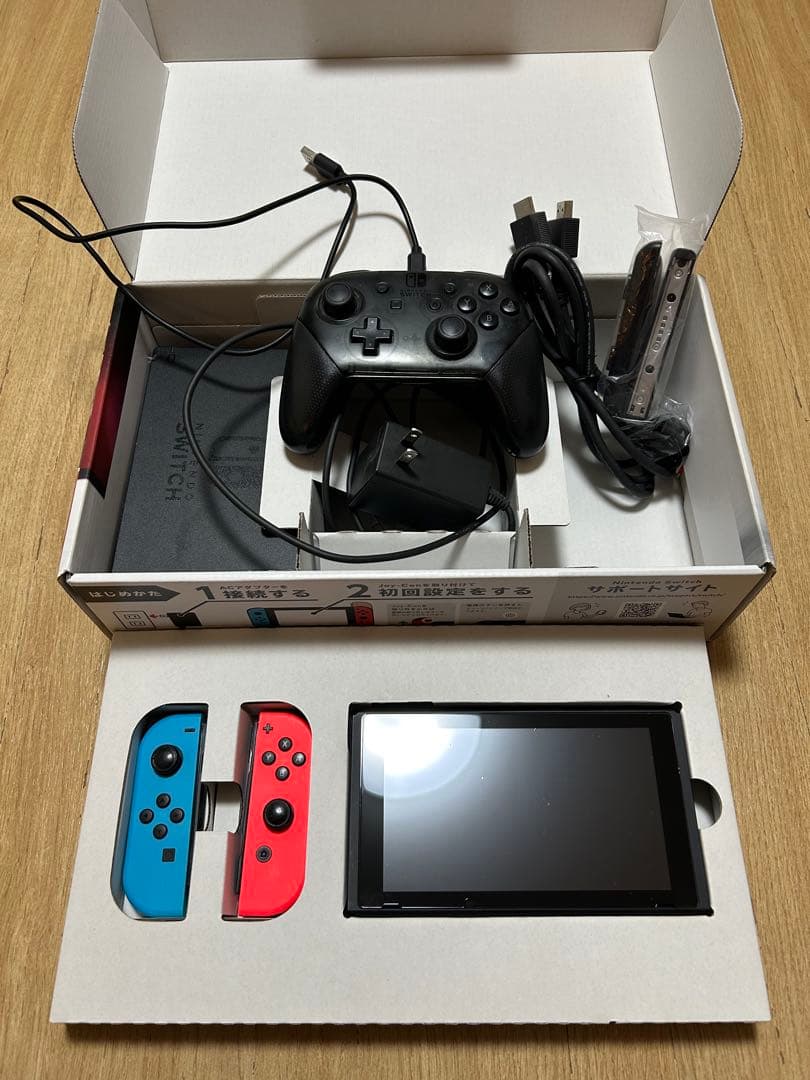 24時間以内発送！Nintendo Switch 本体 プロコン付き