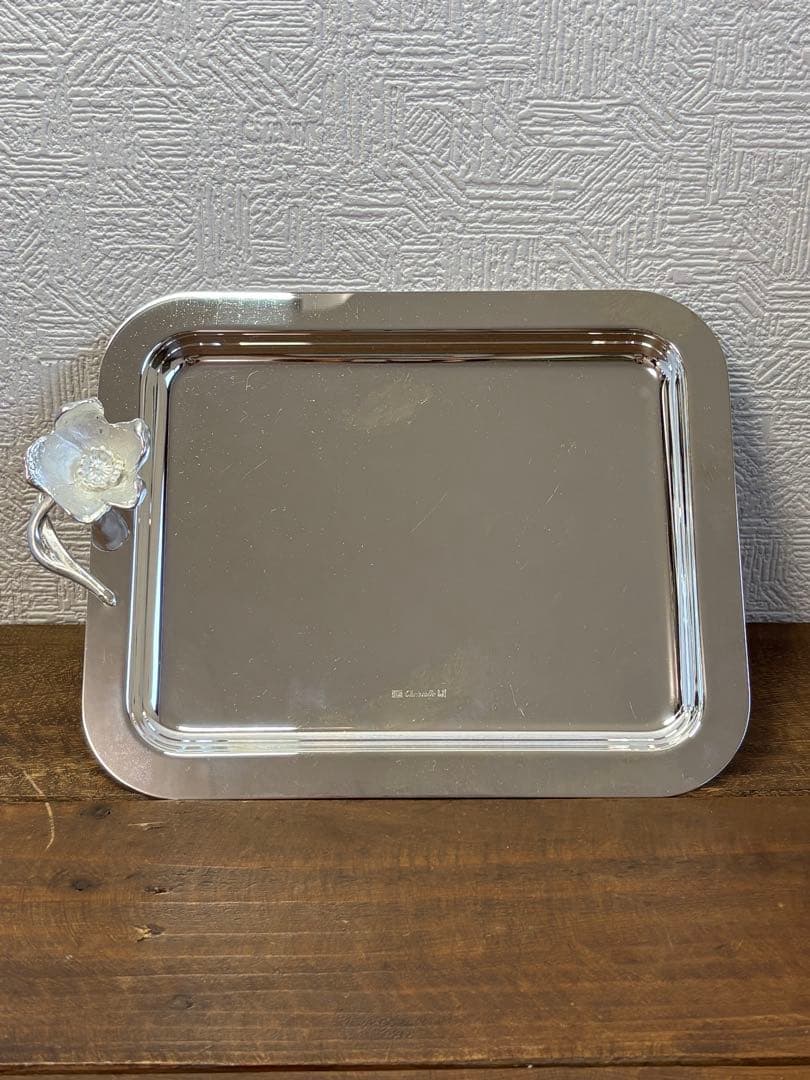 希少　クリストフル　ベルエポック　アネモネ　トレイ　美品