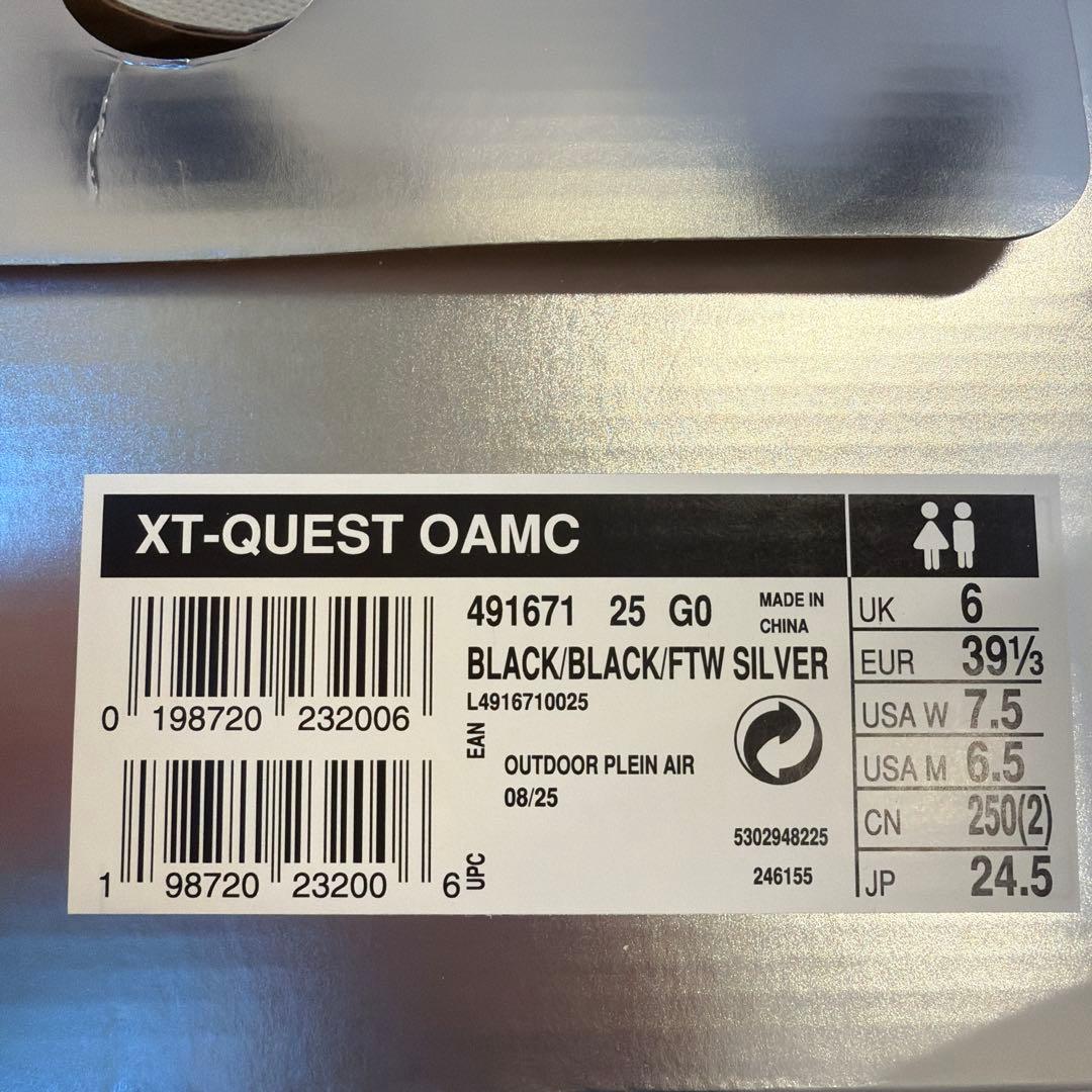 靴 SALOMON x OAMC XT-QUEST 24.5cm