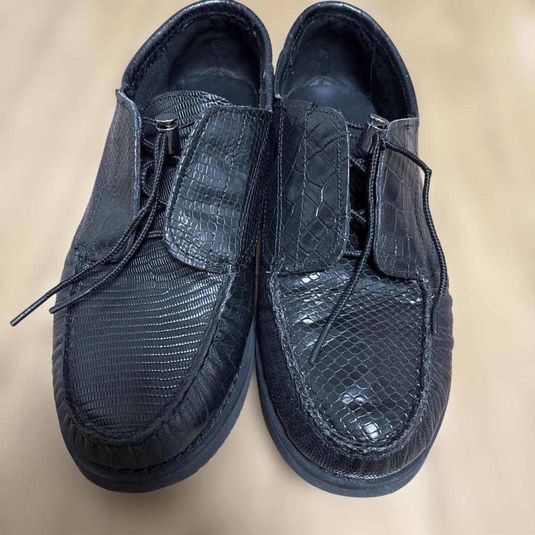 エンジニアードガーメンツ×セバゴ　シューズ　ブラック