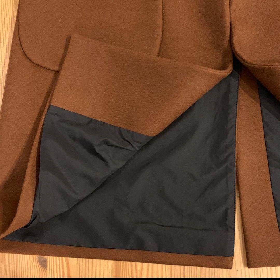 hevo イーヴォ チェスターコート 46 CONVERSANO 茶 ブラウン