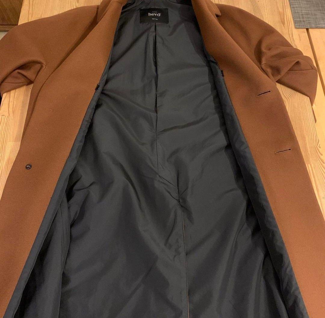 hevo イーヴォ チェスターコート 46 CONVERSANO 茶 ブラウン