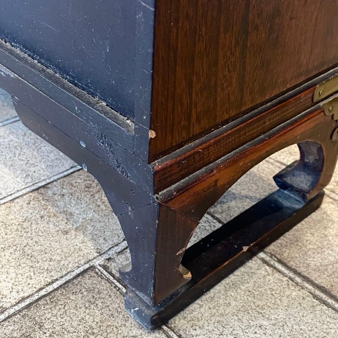 古美術 李朝家具 薬箪笥 ヤクジャン 引き出し 戸棚 レトロ 木製 アンティーク