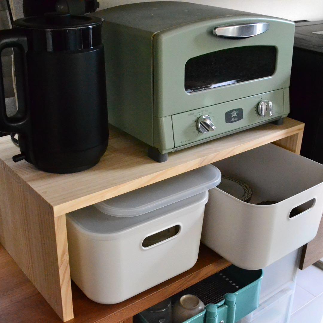 luckページ　コの字棚 サイズオーダー品