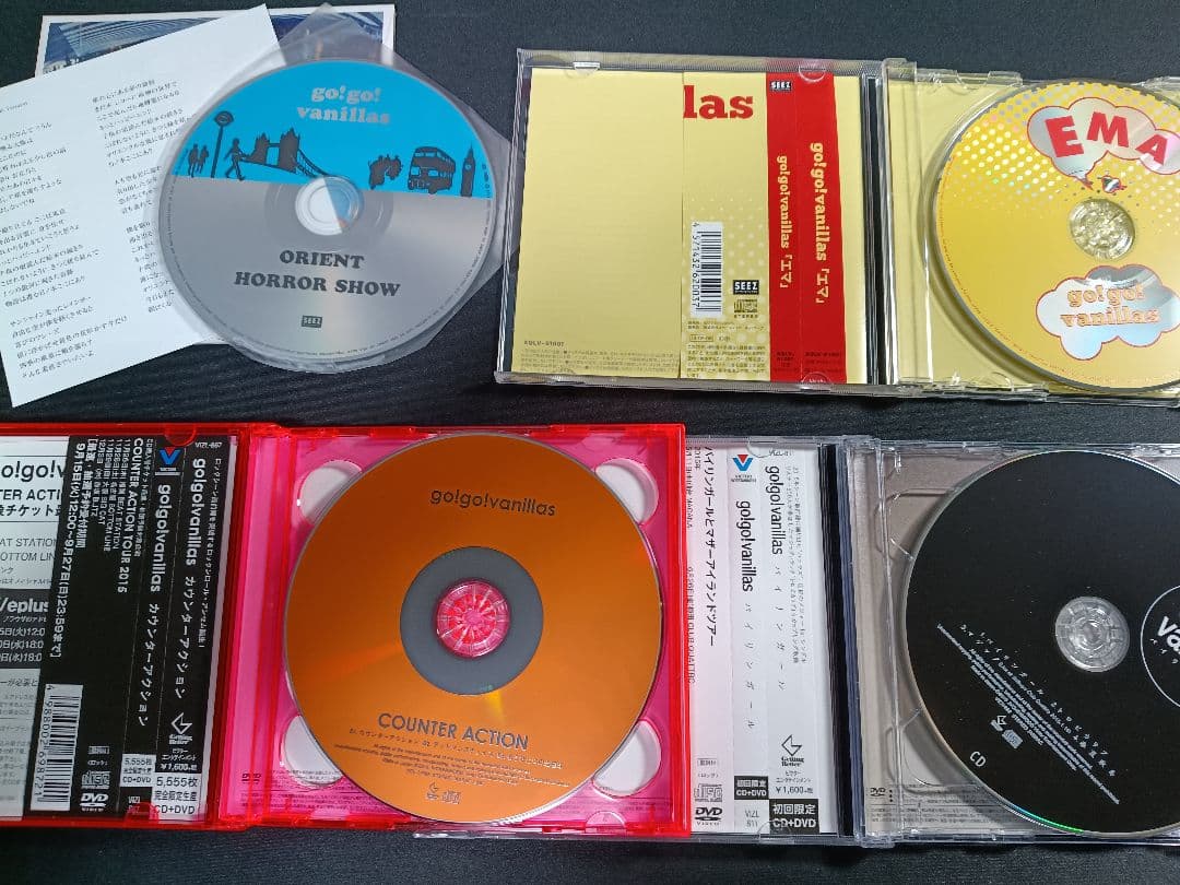go!go!vanillas シングル 初回限定盤 コンプリート セット