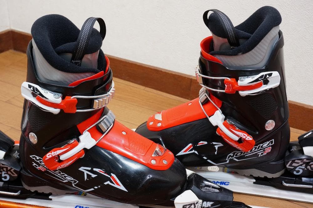 メンテ済 130cm 靴23.5cm DYNAMIC 子供用スキーセット