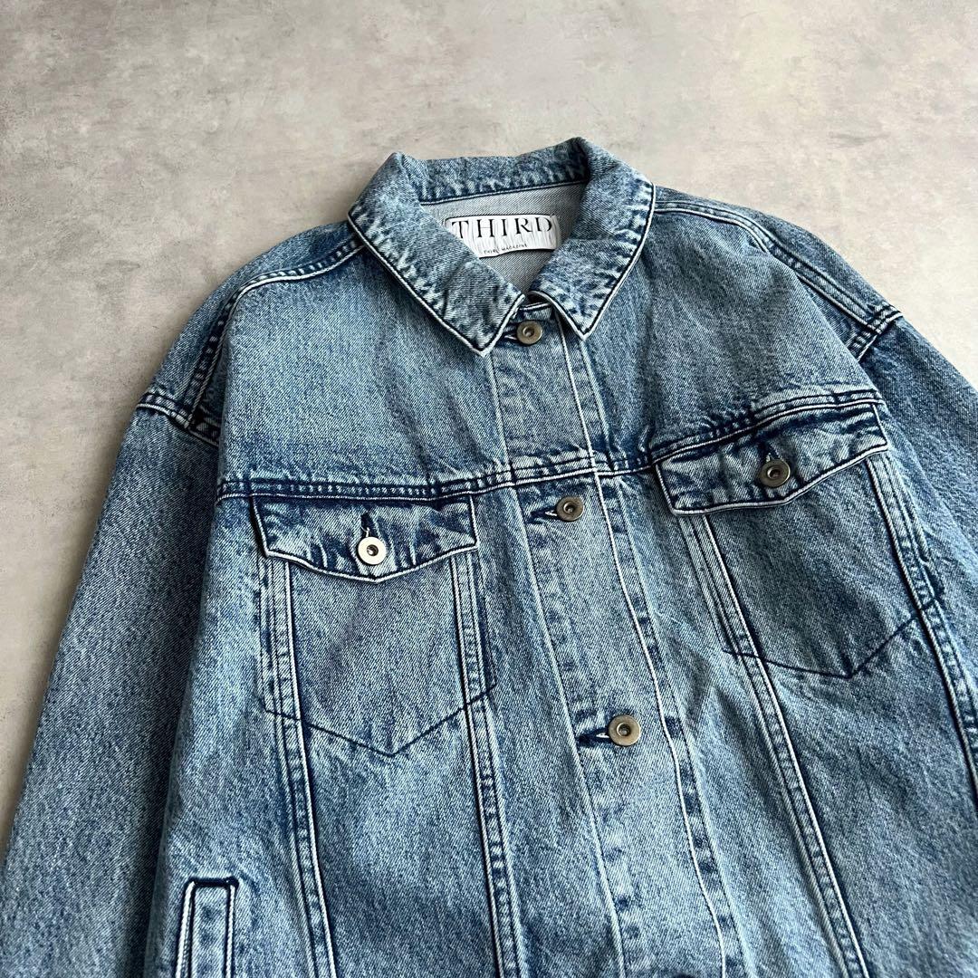 ね*み様 THIRD MAGAZINE サードマガジン オーバーサイズデニムジャ