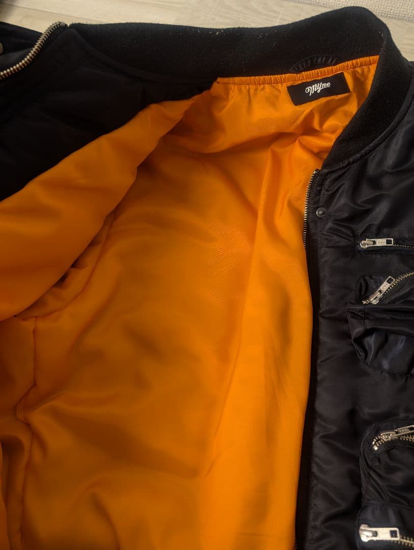 MYNE MA-1 ジップ　ミハラヤスヒロ mihara yasuhiro