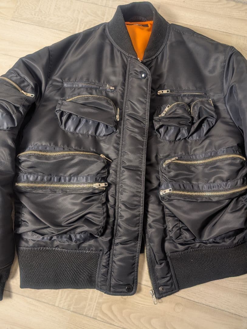 MYNE MA-1 ジップ　ミハラヤスヒロ mihara yasuhiro