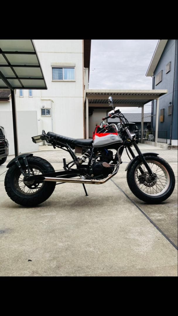 値下げ　TW200 純正サスペンション　POSH強化スプリング付き