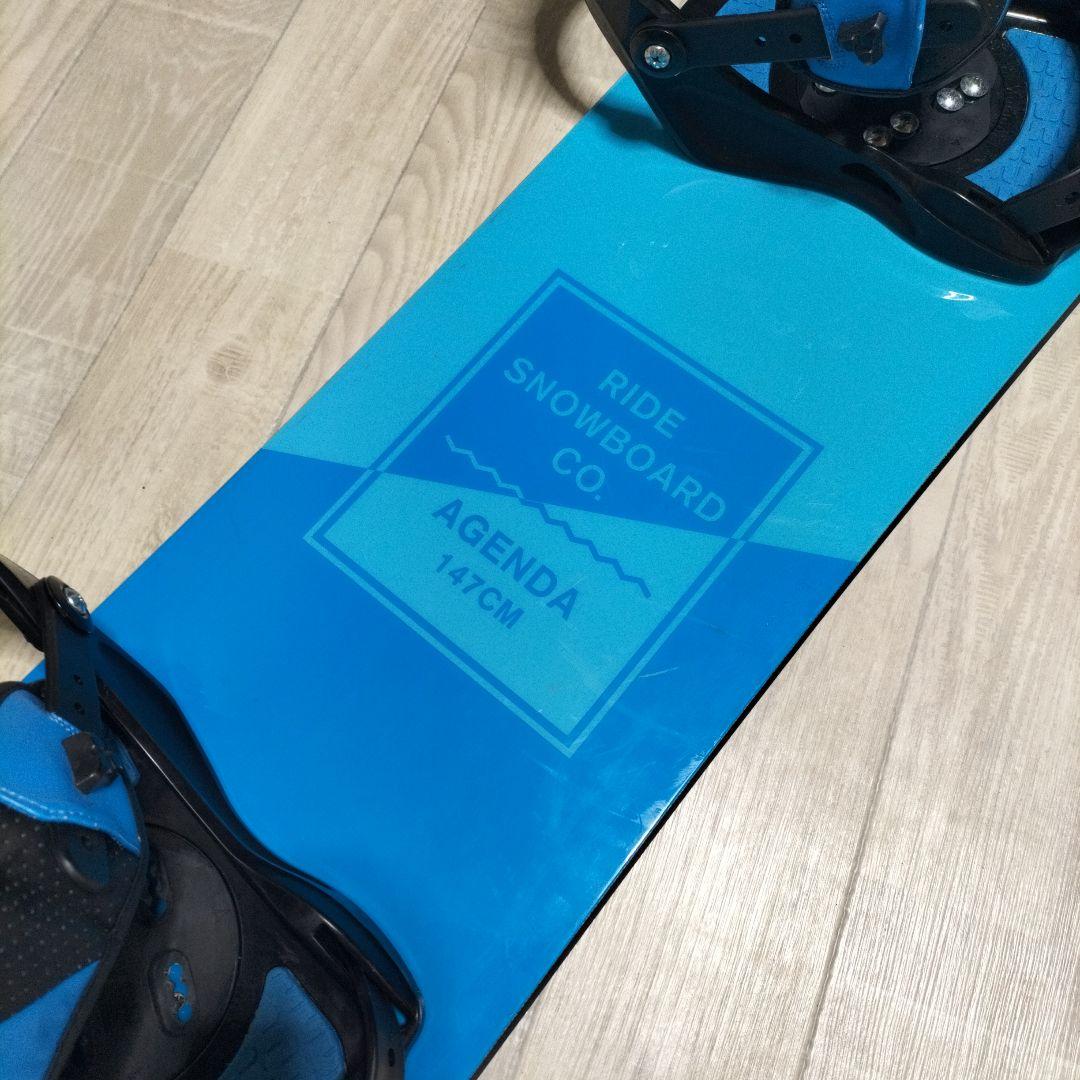 RIDE AGENDA スノーボード　板　ロッカーボード　スノーボードセット