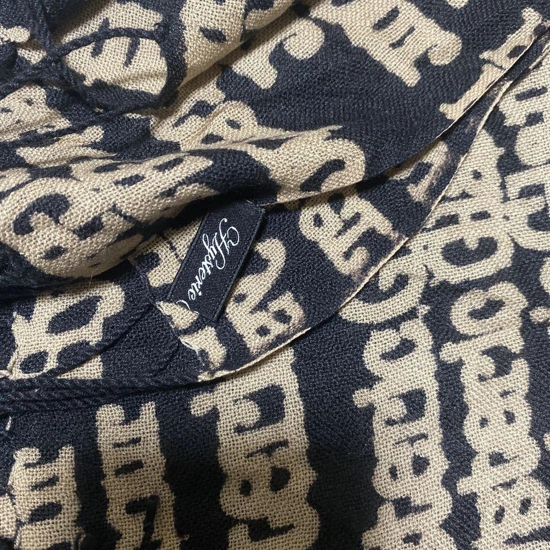 激レア✨ヒステリックグラマー TYPE LOGO 大判 ストール　ブラック　美品