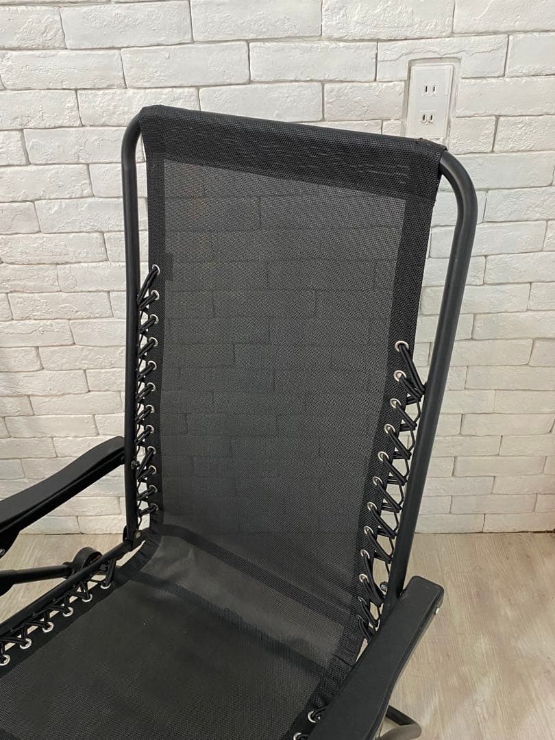 【BLACK550】定価22万　テラス　チェア　デッキ　アウトドア　椅子