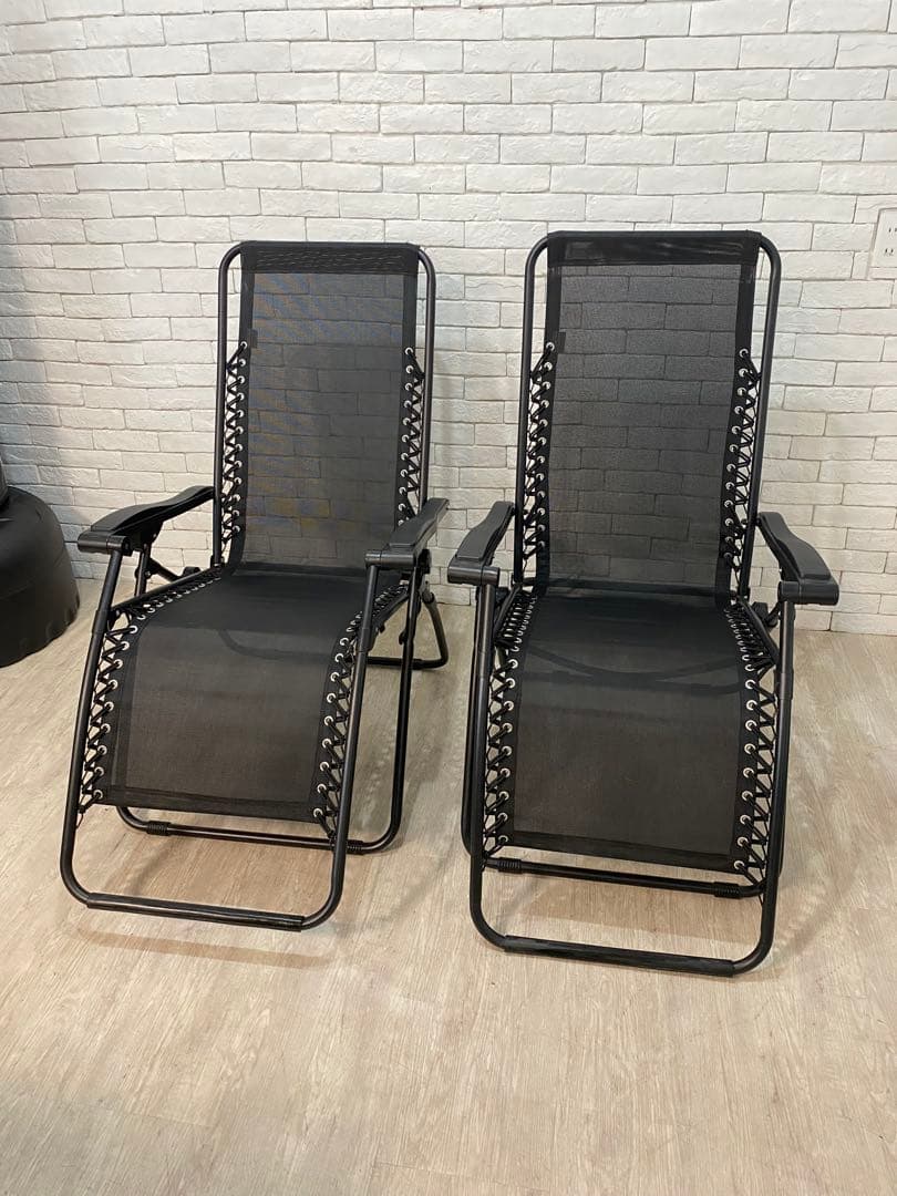 【BLACK550】定価22万　テラス　チェア　デッキ　アウトドア　椅子