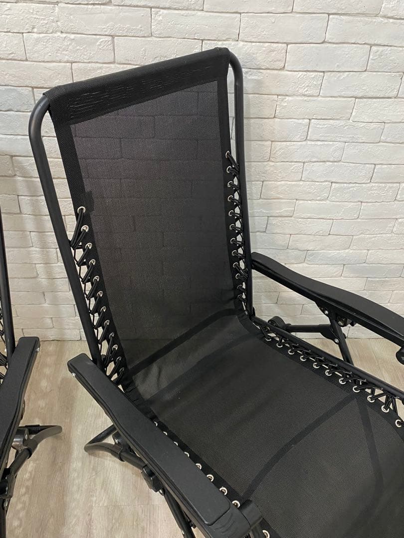 【BLACK550】定価22万　テラス　チェア　デッキ　アウトドア　椅子