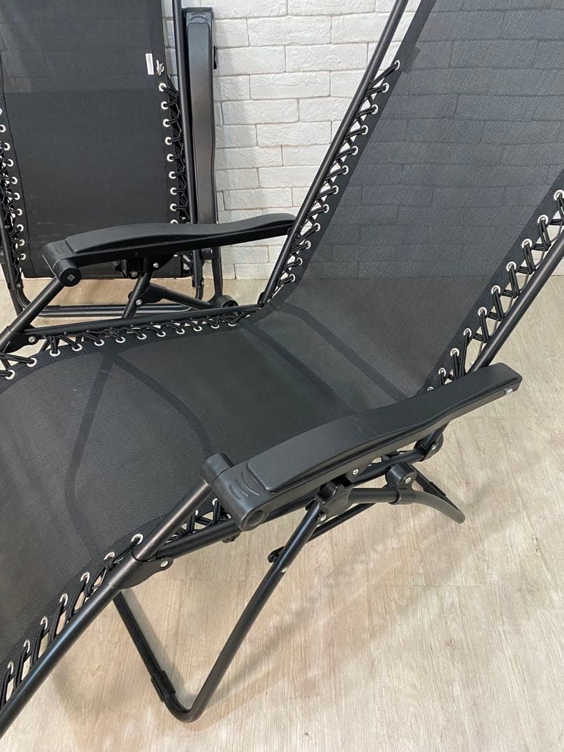 【BLACK550】定価22万　テラス　チェア　デッキ　アウトドア　椅子